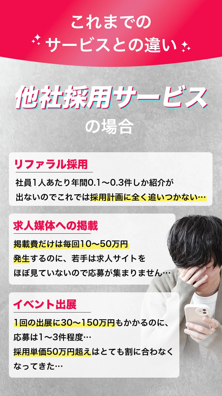 これまでのサービスとの違い